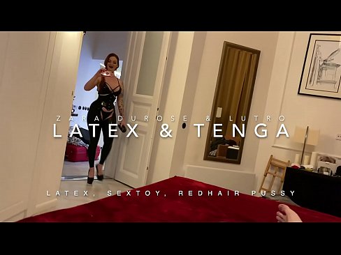 ❤️ Escada ruiva em traje de látex fodida por meio de meio-irmão ❤️ Sexo superior em nós ❤
